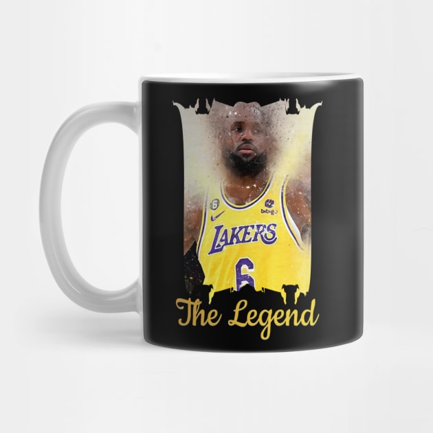 THE LEGEND - LEBRON JAMES by MufaArtsDesigns